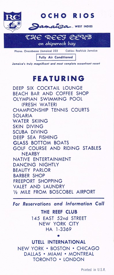 Reef Club 1963 5