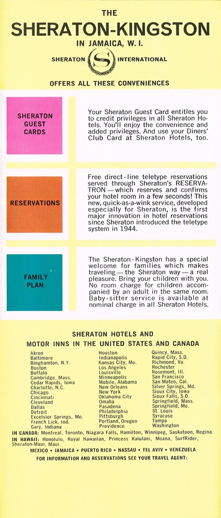 Sheraton Kingston 1963 10