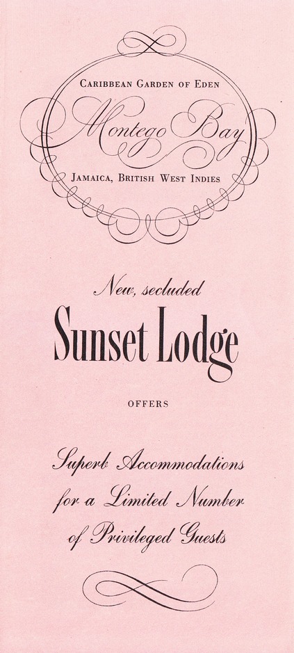 Sunset Lodge 1954 1