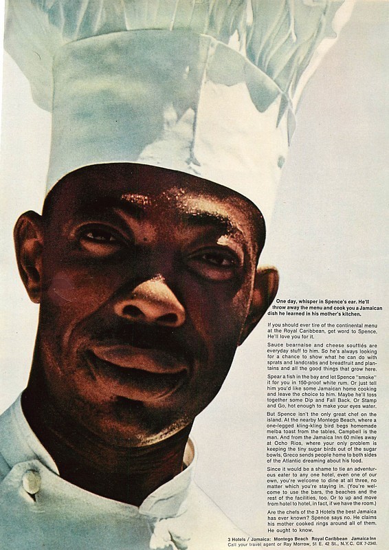 1965 Royal Caribbean Hotel Chef Spence