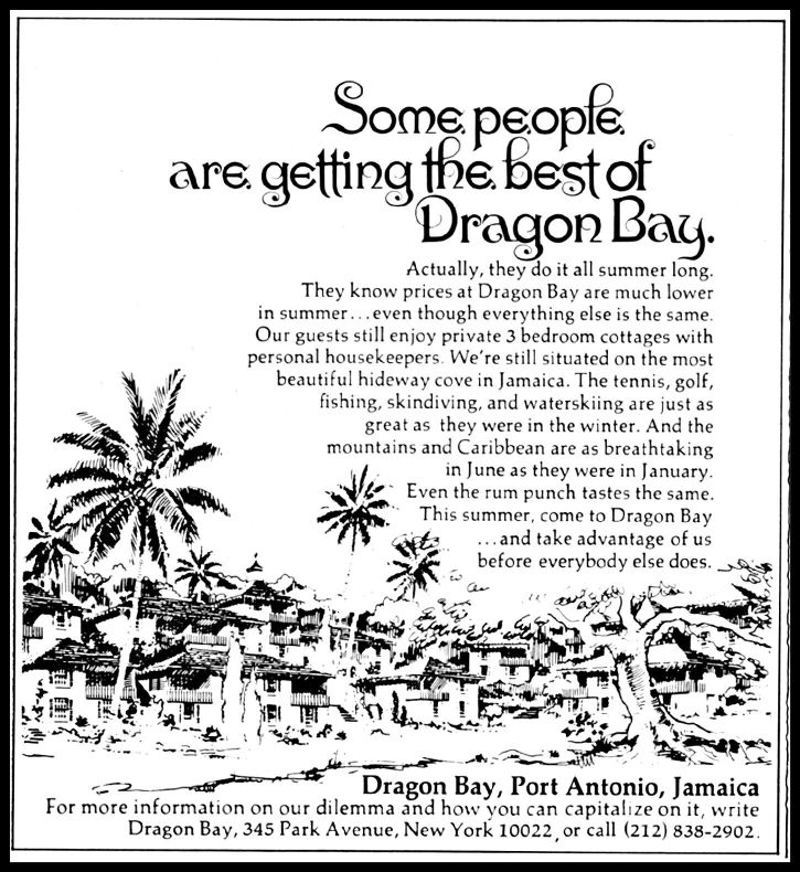 Dragon Bay 1975 ad