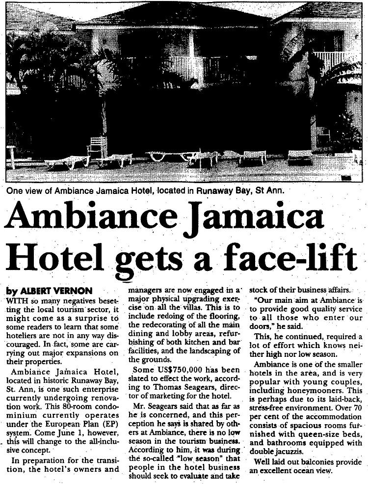 Kingston Gleaner 1995 05 27 p20