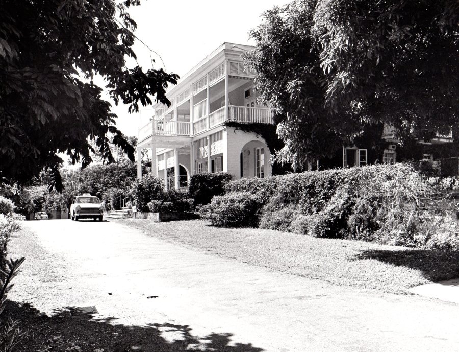 Mona Great House Front View 25 Oct 1971