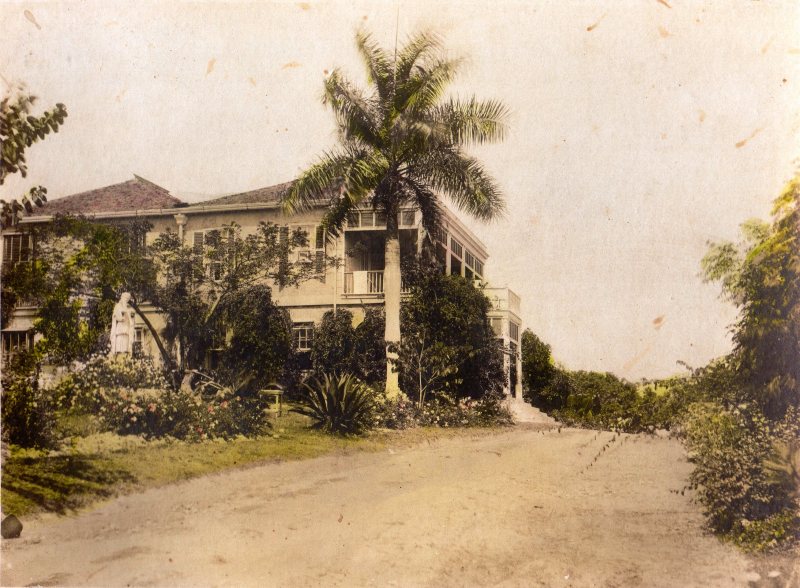 Mona Great House Side View c1930s 2