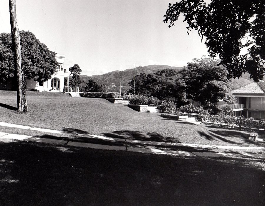 Mona Grounds and Great House side view 25 Oct 1971 1