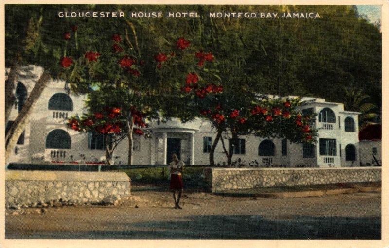 Gloucester House man in front