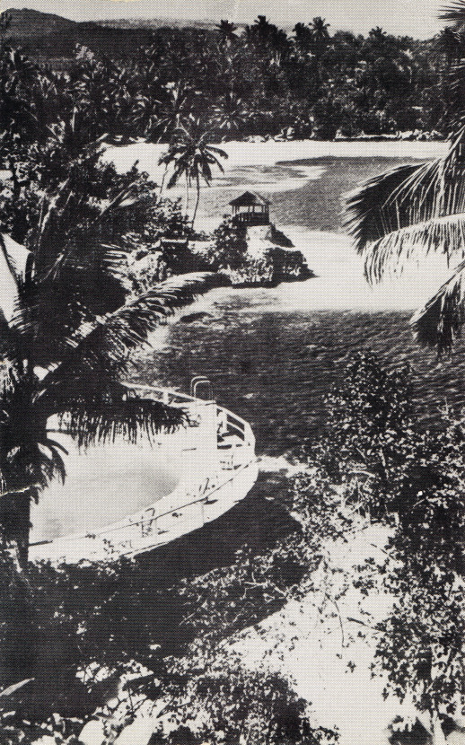 Sans Souci pool water 1953