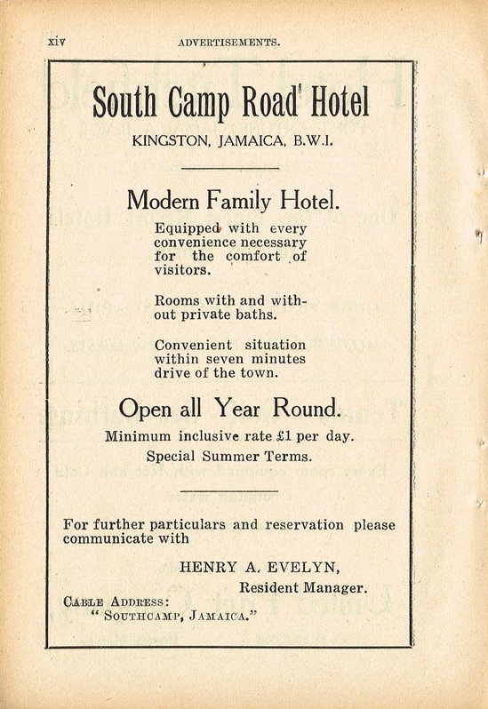 Guide to Jamaica 1924 xiv