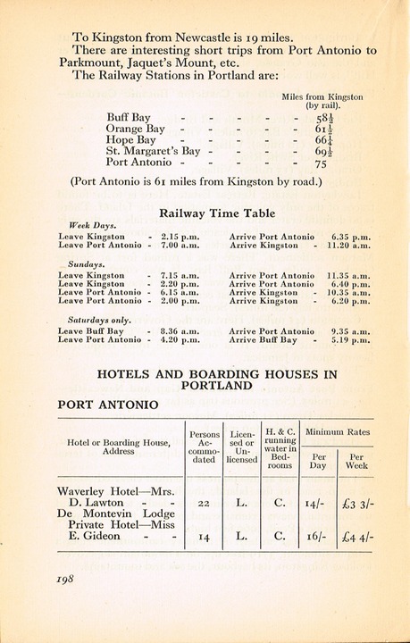 Guide to Jamaica 1937 p198