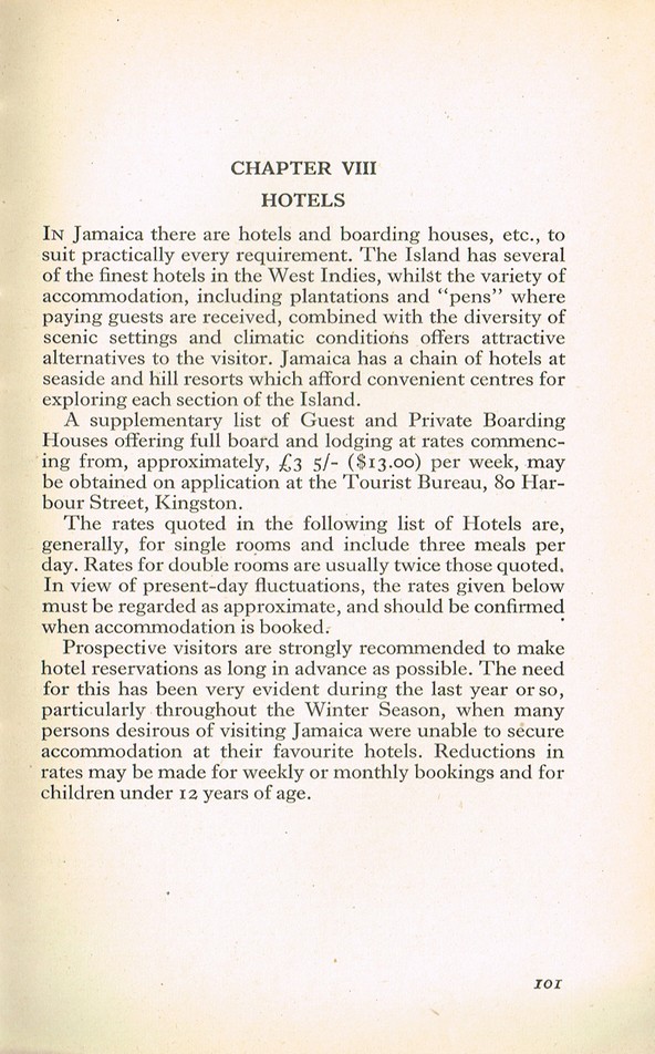 Guide to Jamaica 1947 p101