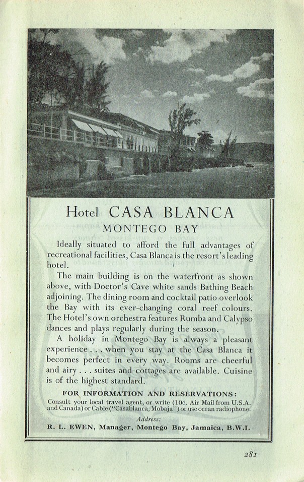 Guide to Jamaica 1947 p281