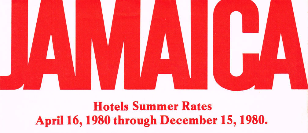 Hotel Summer Rates April 16 1980 1