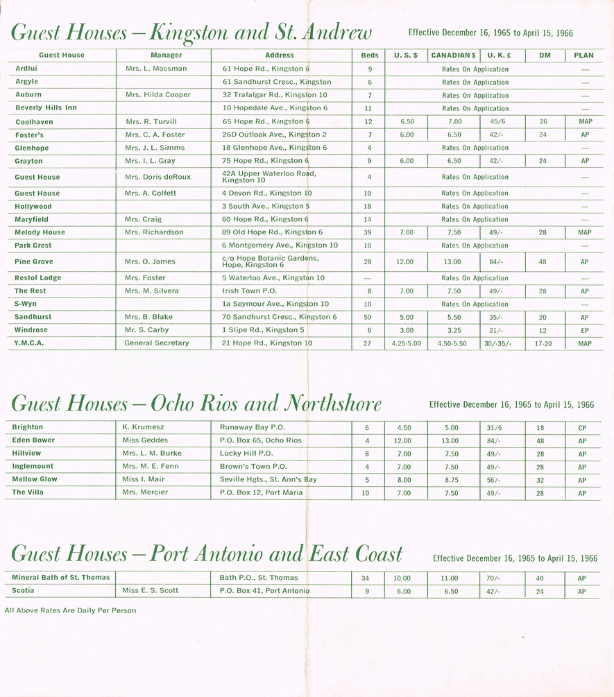 Hotel Winter Rates Dec 16 1965 6