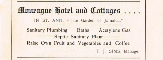 Jamaica Tourist Motor Guide 1908 a03b