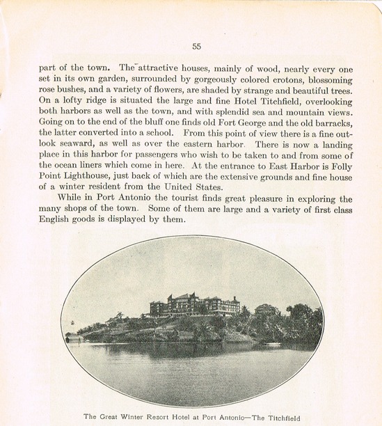 Jamaica Tourist Motor Guide 1908 p55