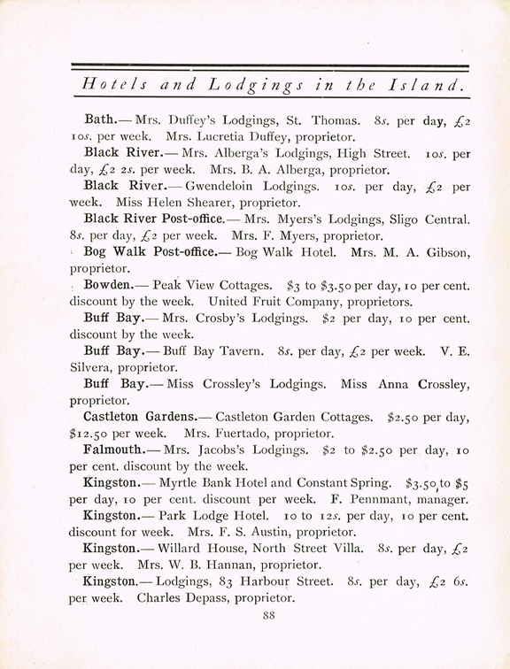 Side Trips in Jamaica 1902 p88