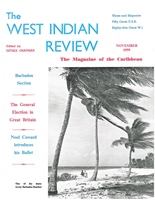 West Indian Review November 1959 thumbnail
