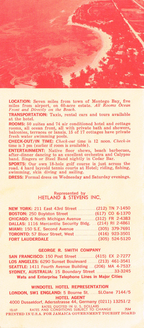 Half Moon tariff 1970 3