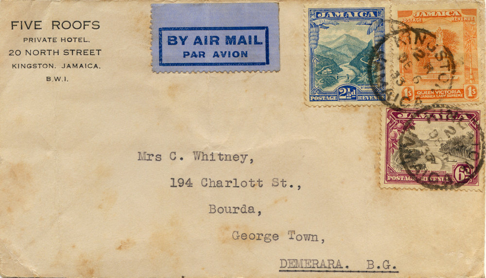 Five Roofs envelope 19331206