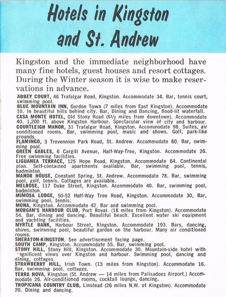 Jamaica Souvenir Book 1964 21