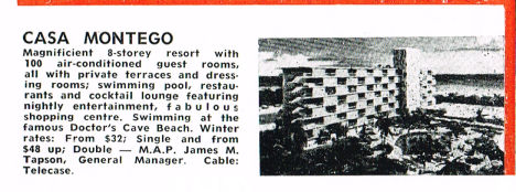 Key to Jamaica 1962 Nov 24c